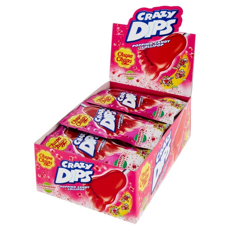 Chupa Chups Crazy Dip "Strawberry" 11.85OZ/336G - Image 1
